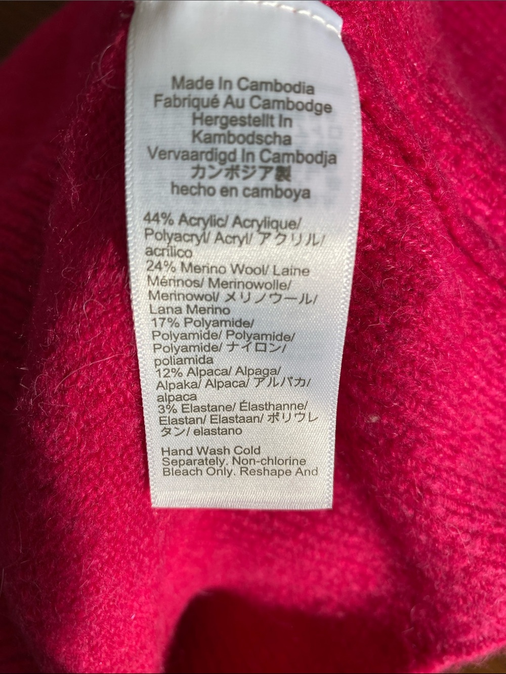 J.Crew Fuchsia Alpaca Merino Wool Blend Crewneck Sweater XS Cozy Soft Knit - Picture 8 of 11